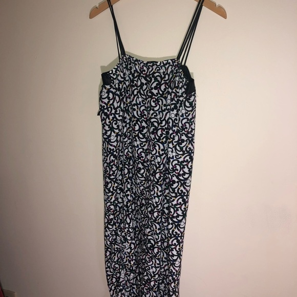 Faye Women’s Polka Dotted Side Slit Maxi Slip Dress - Picture 13 of 16